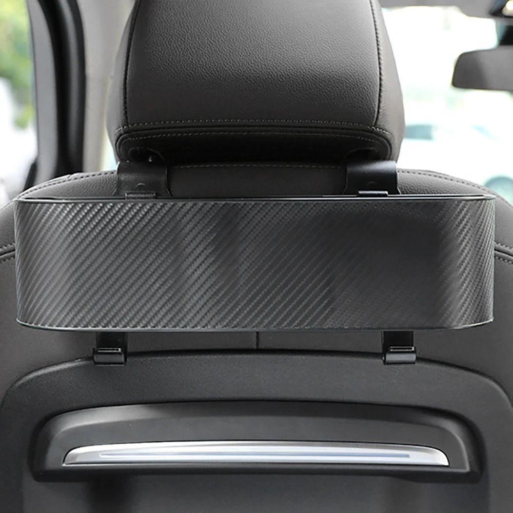 Partitioned Car Interior Cup Holder Waterproof Backseat Organizer Car Seat Storage Box  Snacks