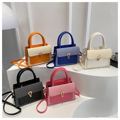 Faux Leather Ladies Shoulder Bag, Minimalist Commute Tote, Chic Solid Color Crossbody Purse KTB