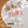 5cm Thickened Wire-free Leopard Print Bra for Enhanced Display and Comfort