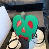 Halloween Bags Women Bags New 2025 European and American Personality Funny Pumpkin Shoulder Crossbody Small Round Bag Pu
