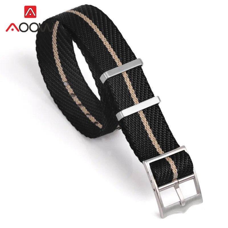 

Жаккардовый тканый нейлоновый ремешок Zulu 20 мм 22 мм, пряжка из нержавеющей стали для мужчин и женщин, сменный браслет для часов Tudor Black Bay 20mm