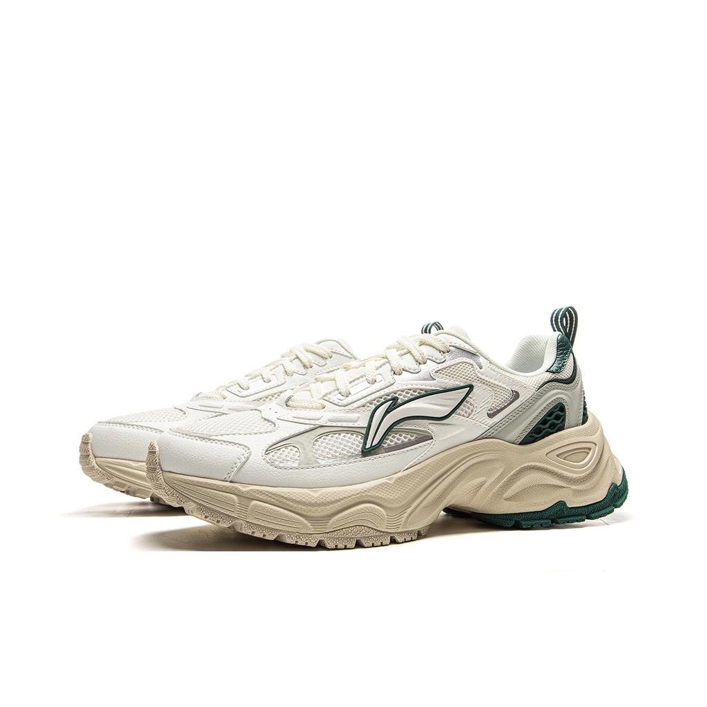 Li Ning Star Ring Y2K Miękkie Retro Moda Wszechstronne Zwiększające Wzrost Amortyzujące Antypoślizgowe Odporne na Ścieranie Oddychające Niskie Codzienne Buty AGCV111-1