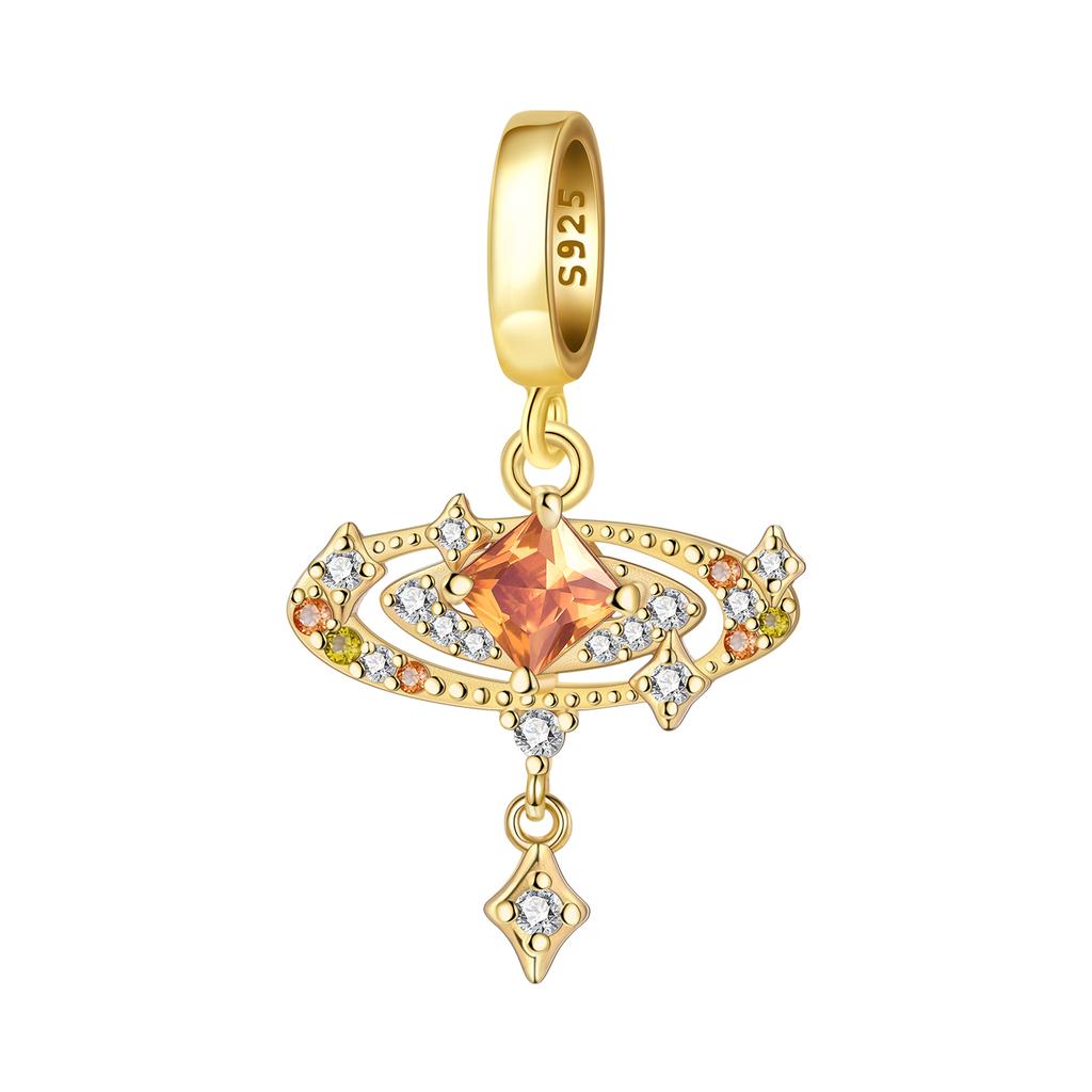 925 Silver Blue Love Snowflake Castle Pendants Bracelet Charms Fit Women Jewelry Party Beads DIY Fine Gifts Accessories