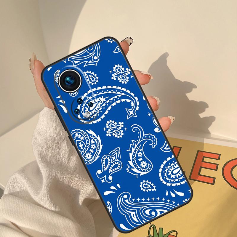 Royal Bandana Paisley Case For Honor Magic 8 Pro 7 6 5 Lite Cover For Honor 200 400 50 70 90 X8a X8b X9a X9b X9c