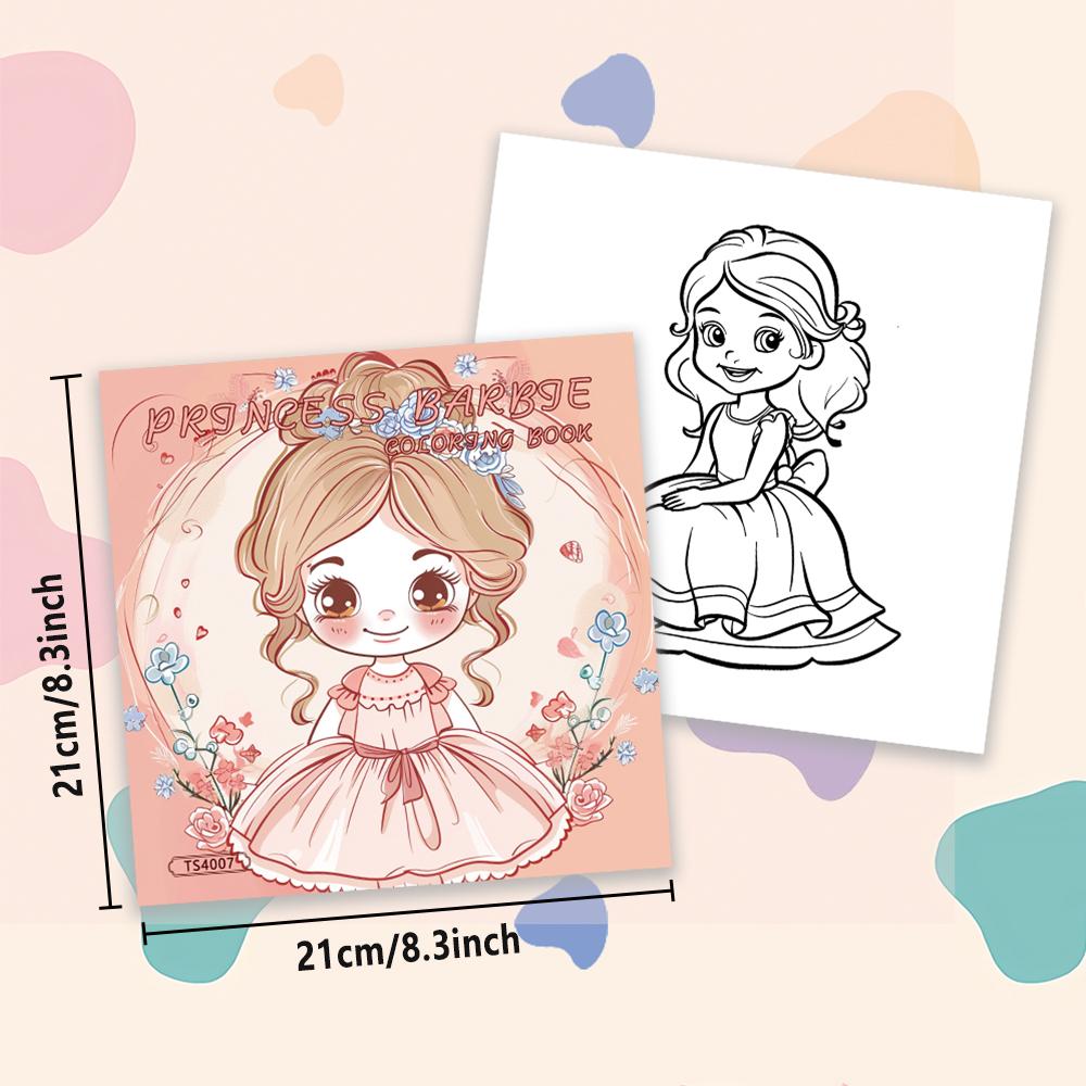 

1 шт., Книжка-раскраска для девочек-подростков - Книжка-раскраска для подростков - 30 листов, 8,3x 8,3 дюйма, Для снятия стресса у взрослых, Рождественские, Хэллоуинские подарки розовый