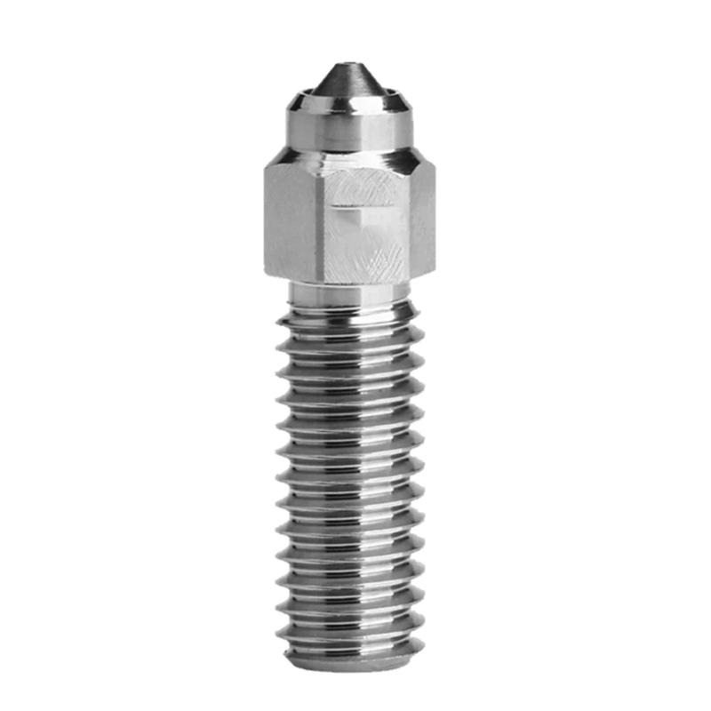 Bimetallic 3D Printer Nozzle HighTemperature Resist Wear Resistant For K1 Volcano/E3DV6/MK8/Neptune 0.4mm 0.6mm 0.8mm