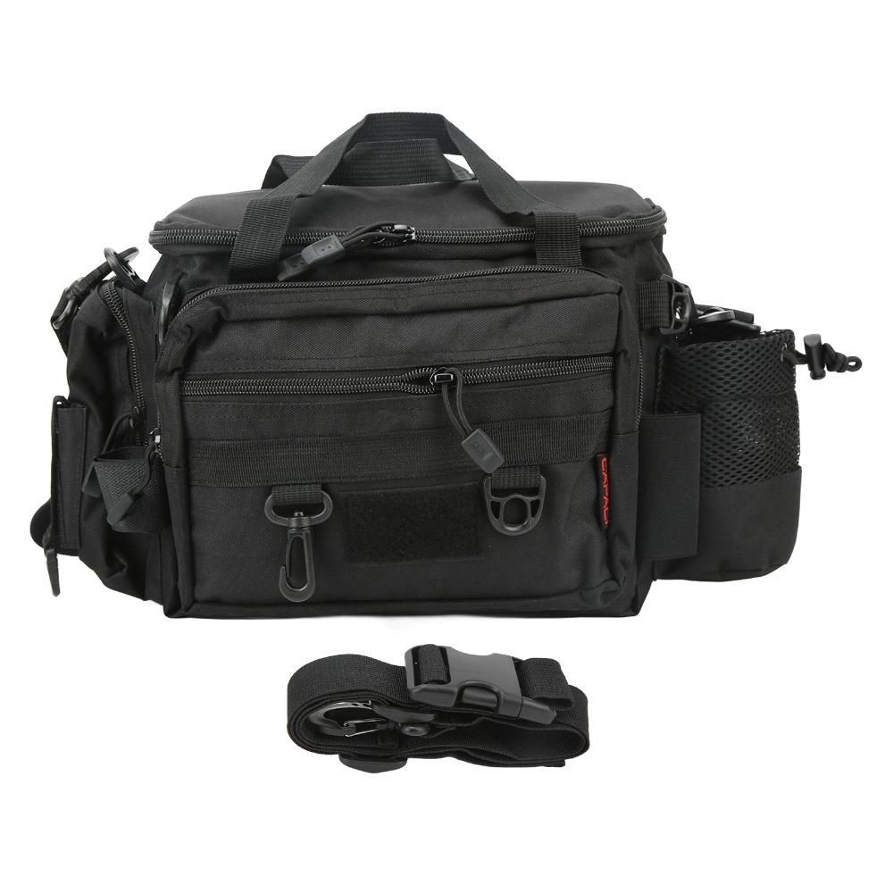 IPX4 Waterproof Fishing Gear Bag Large Capacity Fishing Bag Durable Fishing Tackle Bag  Hiking