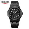 SKMEI 2684 Elegant Exquisite Men's Watch Waterproof Luminous Calendar Steel Belt Business Luxury Quartz Watch Relgios Masculino