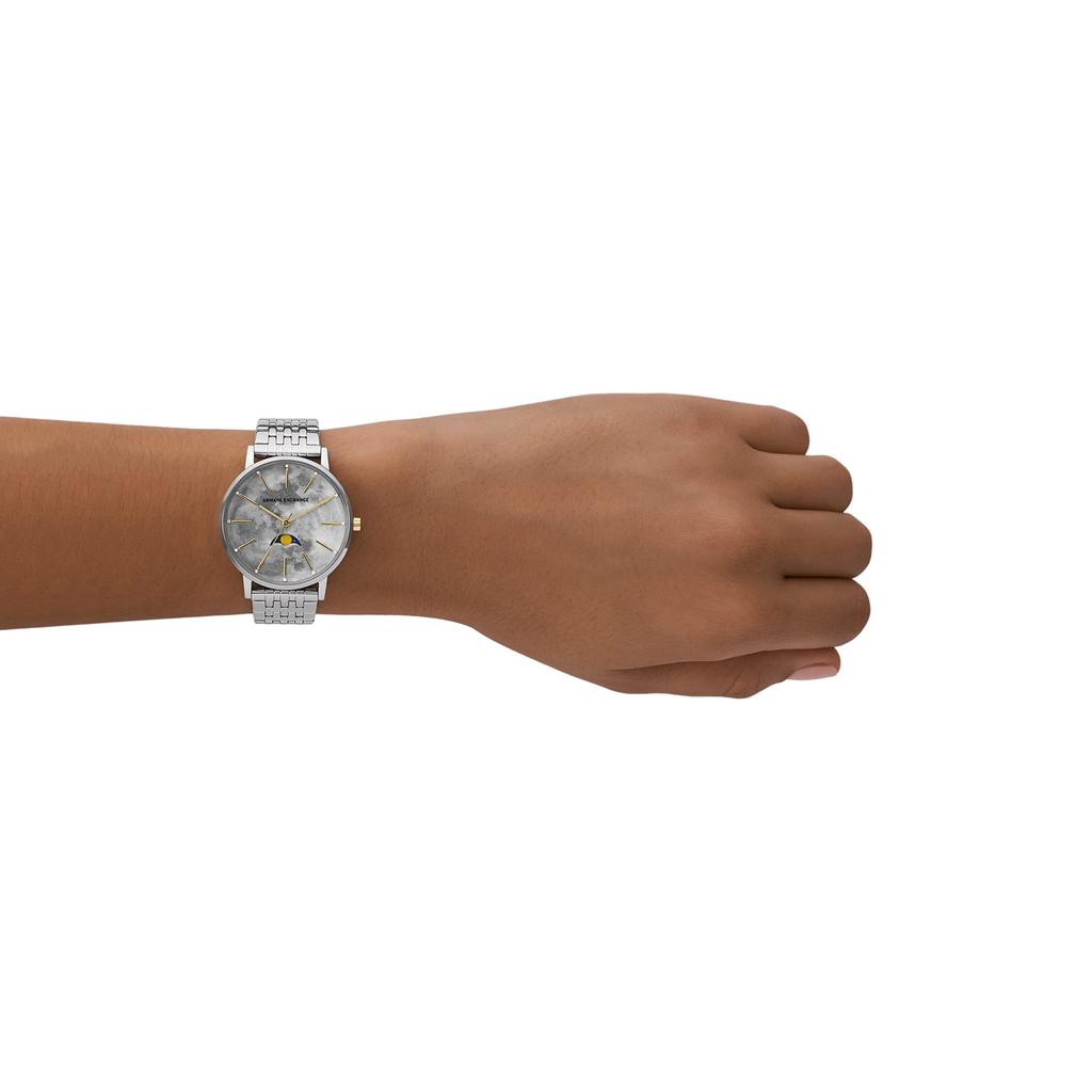 Armani Exchange NA AX5585 Silver 2 AX Women's Watch,