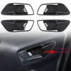 Car Upgrade Carbon Fiber Look Interior Door Window Switch Button Frame Trim Covers For Ford Puma -2024 Accessories