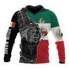 Mens Hooded Sweatshirt With 3D Digital Print Loose Fit Long Sleeve Pullover Fall Casual Wear