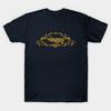 Men Black Print T-shirt Wonderful Journey No-Cut Transfer Paper Print Cotton Tshirt