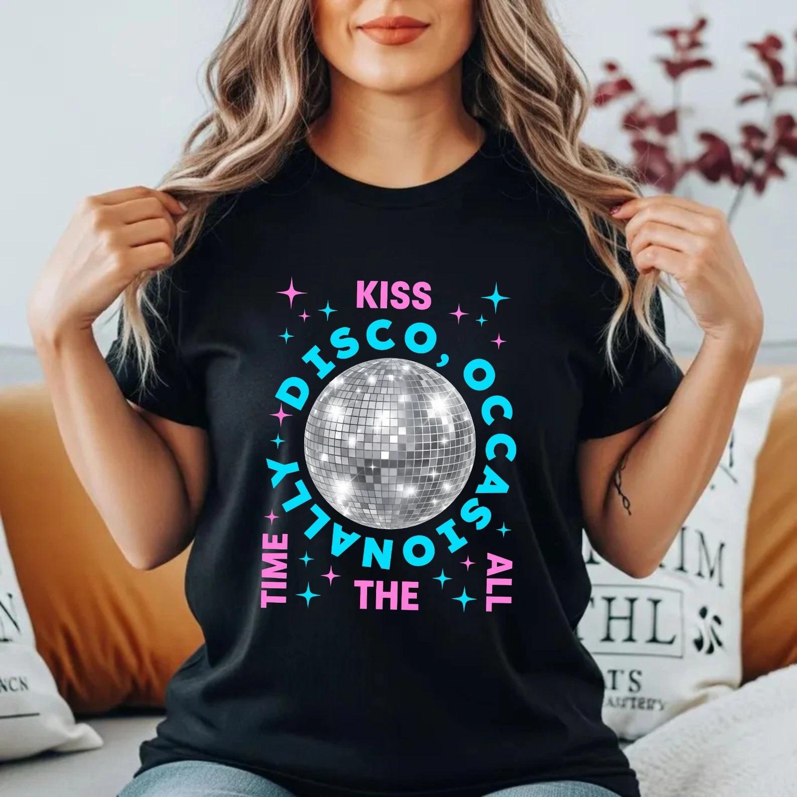

Harry Styles UK Tour 2026 T-T-Shirt Kiss All The Time Disco Occasionally Music Top S