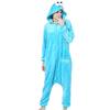 Cozy Adult Sesame Street Elmo Cookie Monster Costume Pajamas For Relaxing Sleepwear