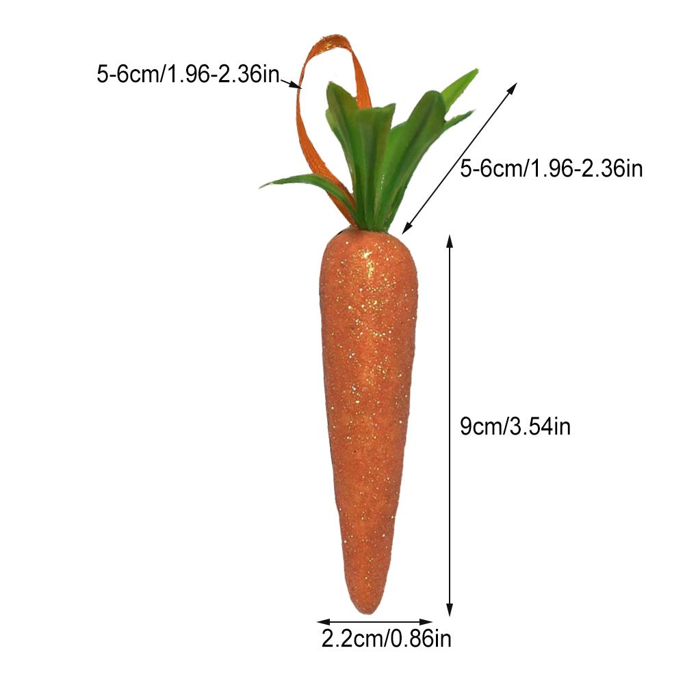 Holiday Decorations Home Decors Easter Decor Plant Shape Carrots Pendants