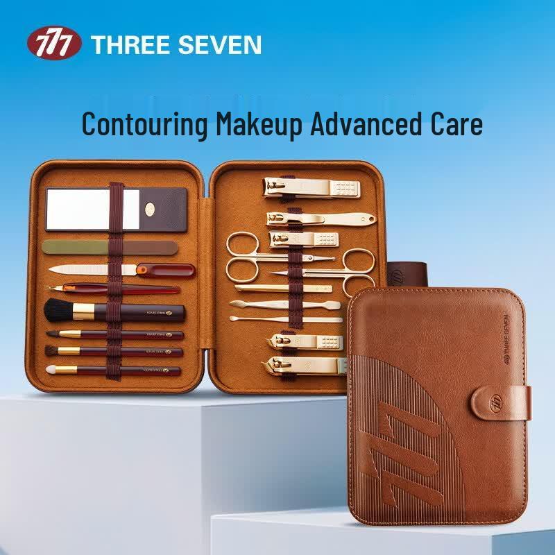 THREE SEVEN NTS-2015G 18-Piece Nail Clipper & Grooming Set