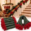10pcs Flexible Christmas Wreath Bendable Xmas Door Wreath Christmas Garland  Christmas Party