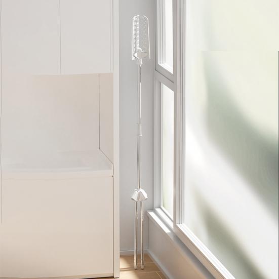 Folding Clothes Rack with Stable Base Space-saving Design Flexible Arm Clothes Hanger Portable Clothes Drying Rack