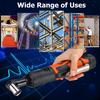 8V 8000mAh 60N.m 230RPM 3/8''  Rechargeable Power Source Portable Cordless Electric Ratchet 90° Right Angle Wrench Set New