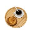 Simple Japanese Bamboo Tea Tray Kitchen Storage Serving Trays Home Hotel Platter Plate for Dessert Breakfast Coffee Food Tray