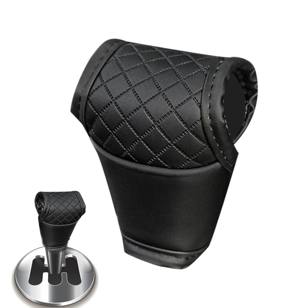 gear shift knob cover cover shift knob cover car shifter hoodie PU leather parka