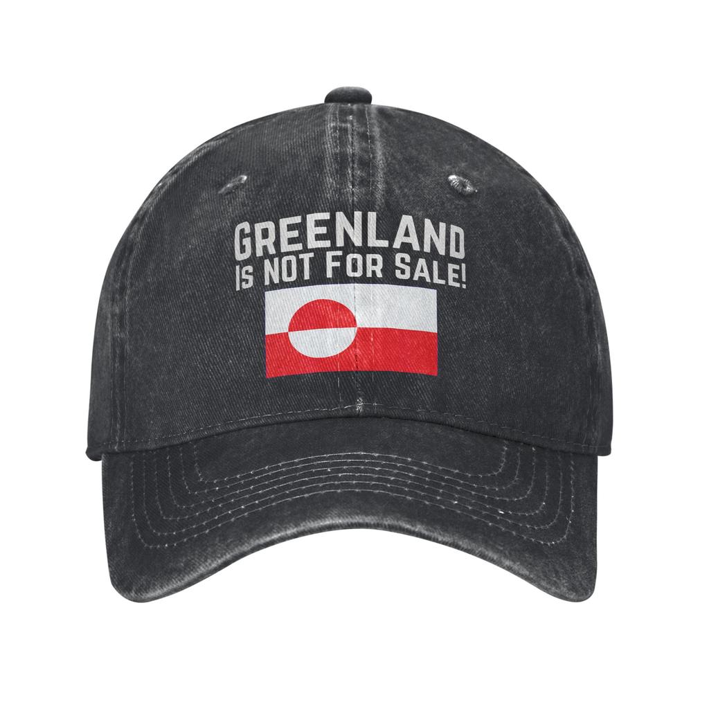 Men Women Dänemark Grönland Not For Sale Übersetzung Dänemark Flagge Hat Classic Distressed Washed  Baseball Cap Adjustable