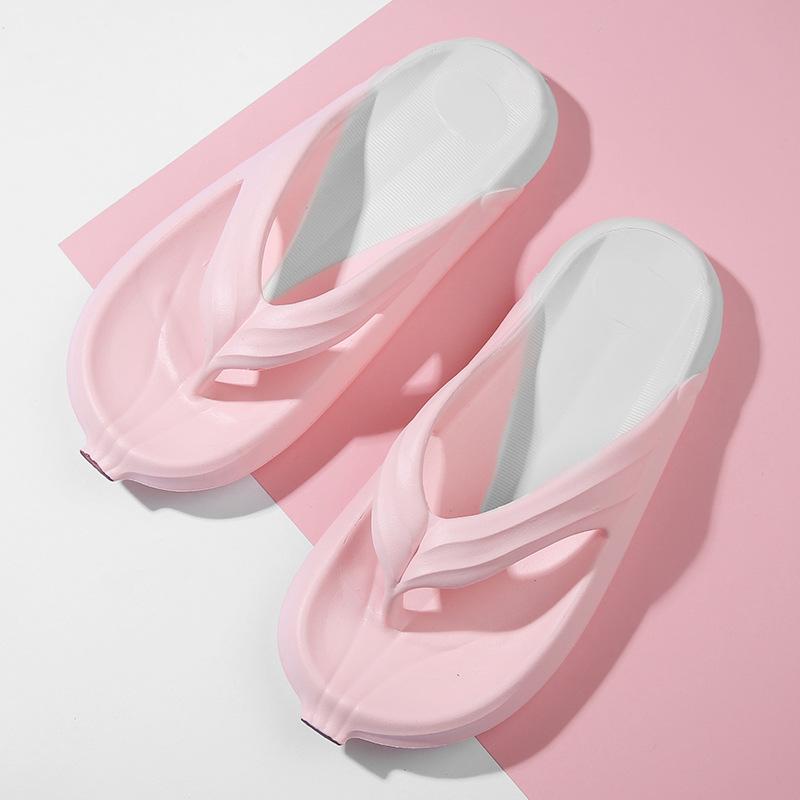 Plateausandalen Damenmode Outdoor-Bekleidung weiche Sohle Keilabsatz Paar kneift Füße Strandsandalen Herren