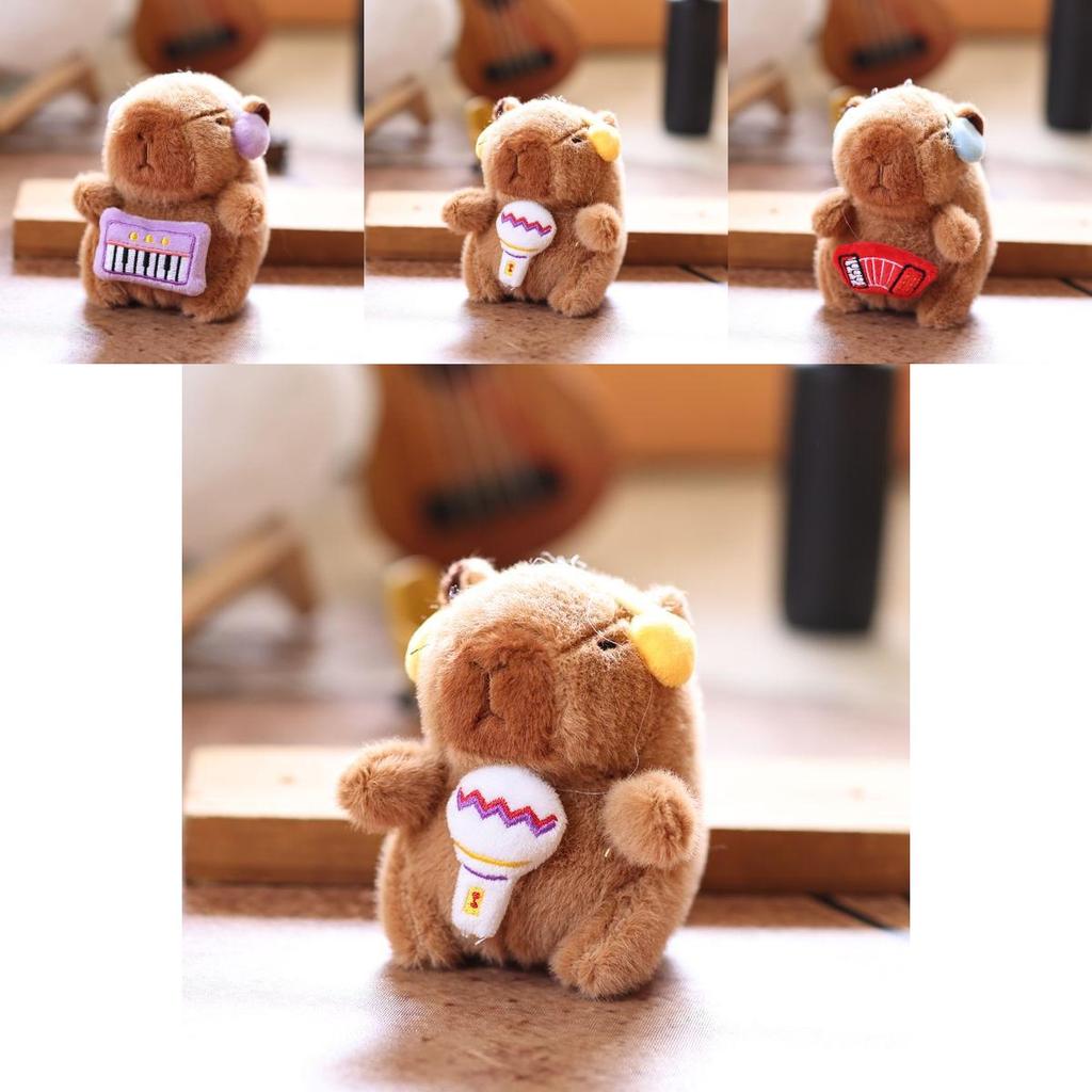 Plush Capybara Keychain With Soft Short Plush For Kids And Collectors