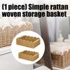 User Friendly Recycled Paper Rope Storage Basket With Fan Shape Edge Ideal For Toilet Paper Holder And Bathroom Decors Items