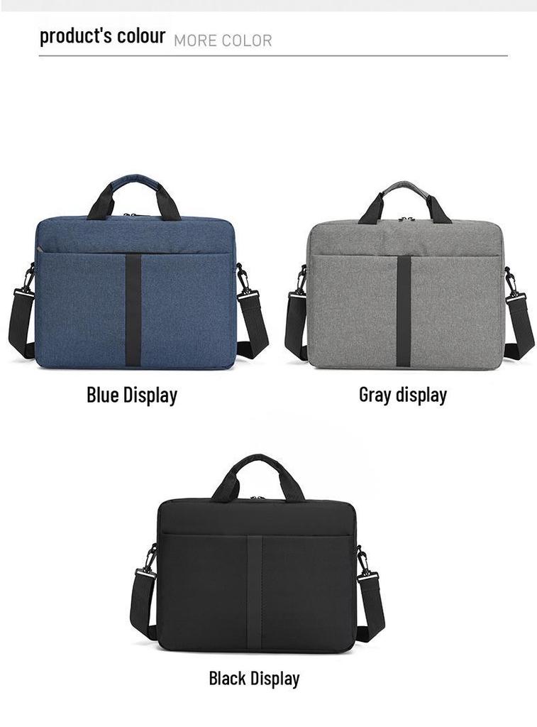 Fashionable Business Laptop Briefcase: Spacious Shoulder Bag with Customizable Logo