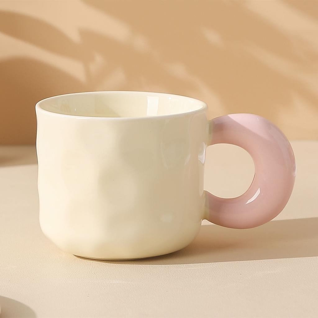 Contrast Color Milk Whirring Small Fresh And Cute High Value Large Capacity Student Fashion Couple Girlfriend Breakfast Cup