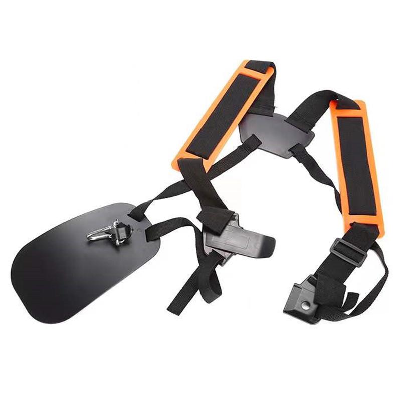 Brush Cutter Strap Trimmer Shoulder Strap Lawn Mower Harness Strap Labor Saving W Shape Double Shoulder Nylon Harness Strap