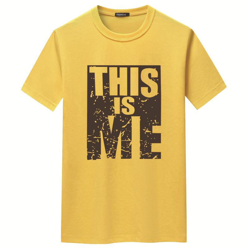 QICED Letní triko s krátkým rukávem Pánské triko Trend s výstřihem do O