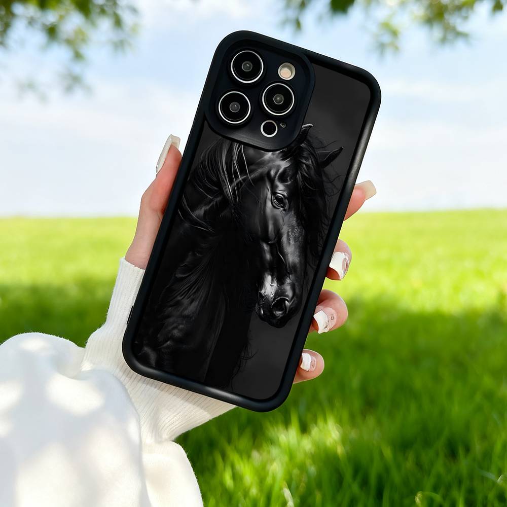 Horse TPU Phone Case For IPhone 17 16 15 14 13 12 11 Pro Plus Max Protection Cover