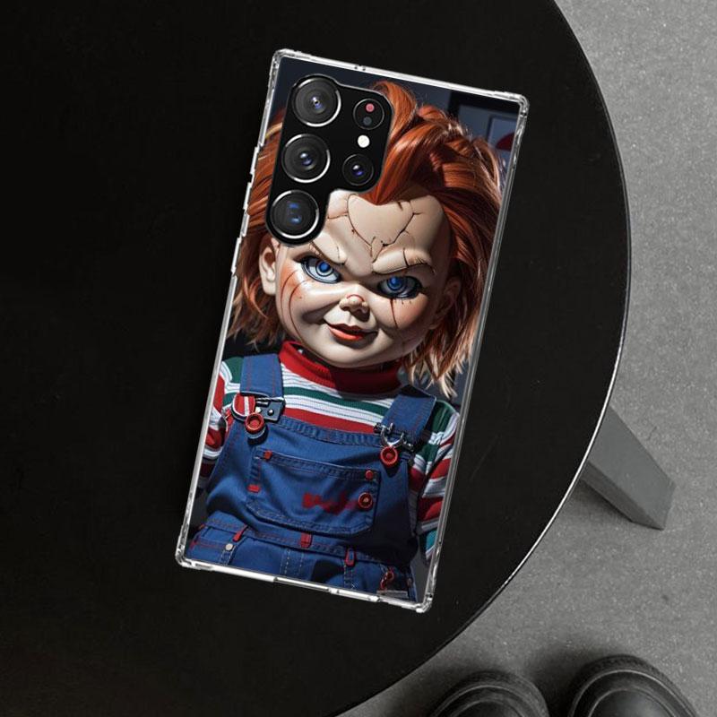 Chucky Doll Horror Movie Phone Case Cover for Samsung Galaxy S26 S25 Edge S24 S23 Ultra S22 Plus S21 FE S20 + Art Customized Fun