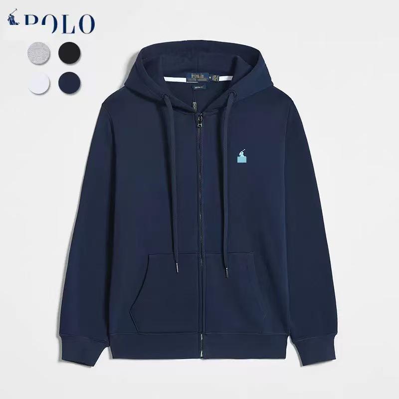 Men's Embroidered Horse Cardigan Hoodie - Spring/Autumn Jacket