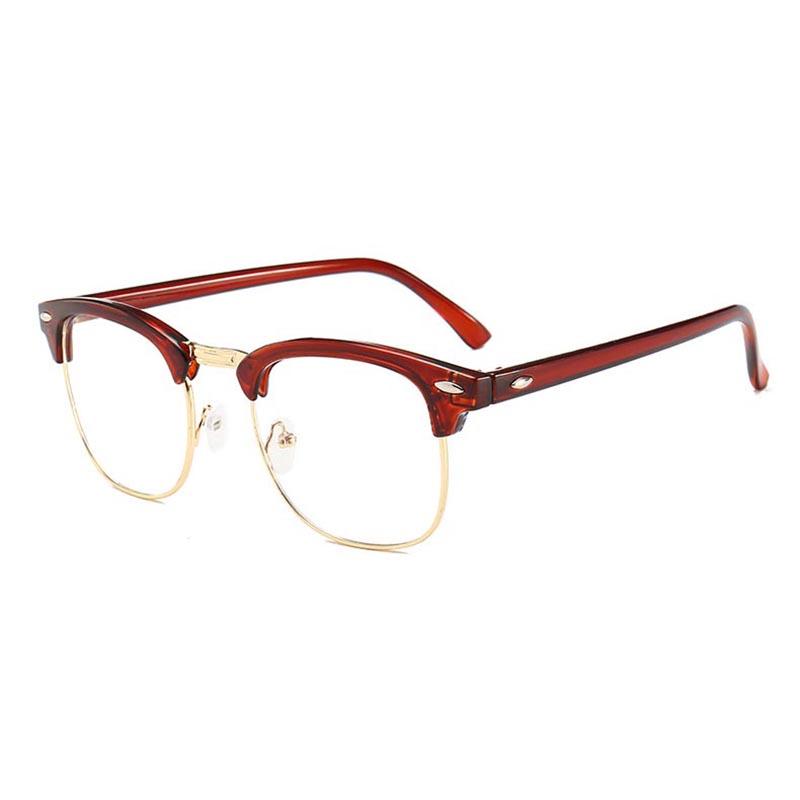 Men Retro Anti Blue Light Glasses for Computer Reading Gaming UV Protection Stylish Eyewear