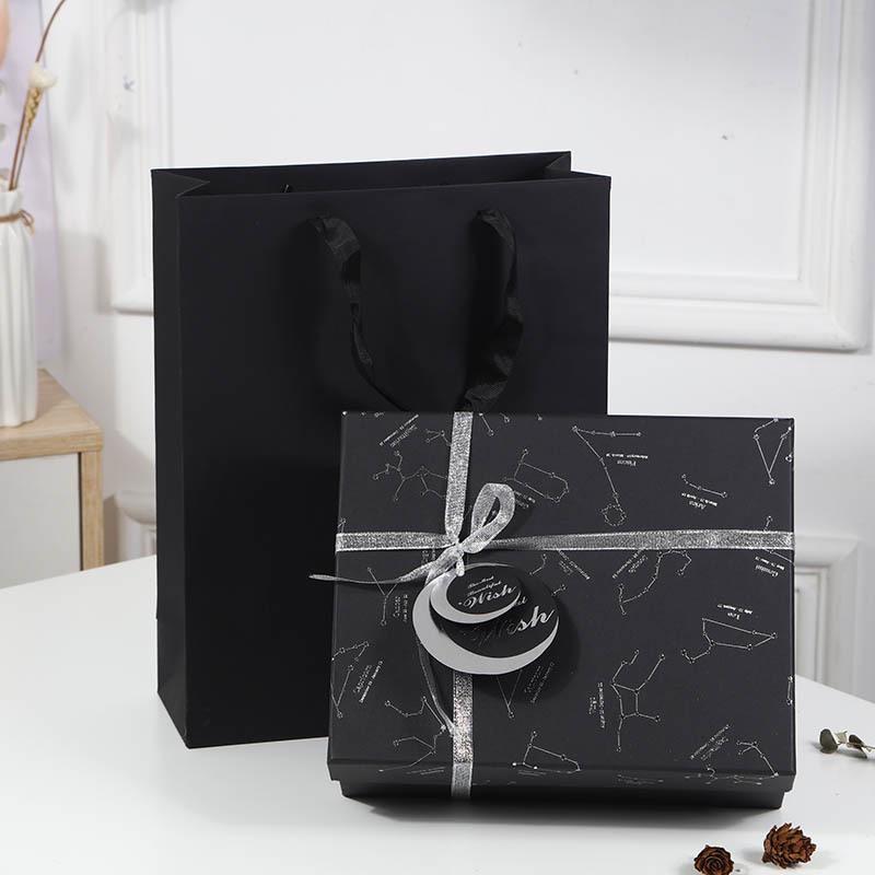 Valentine's Day White Lid & Base Gift Box for Lipstick - Elegant Holiday Packaging