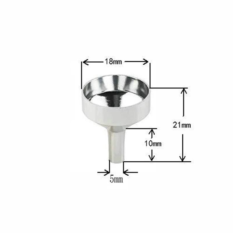 10/5/1PCS Stainless Steel Mini Funnel with Detachable Filter Refillable Kitchen Oil Liquid Funnel for Canning Kitchen Tools