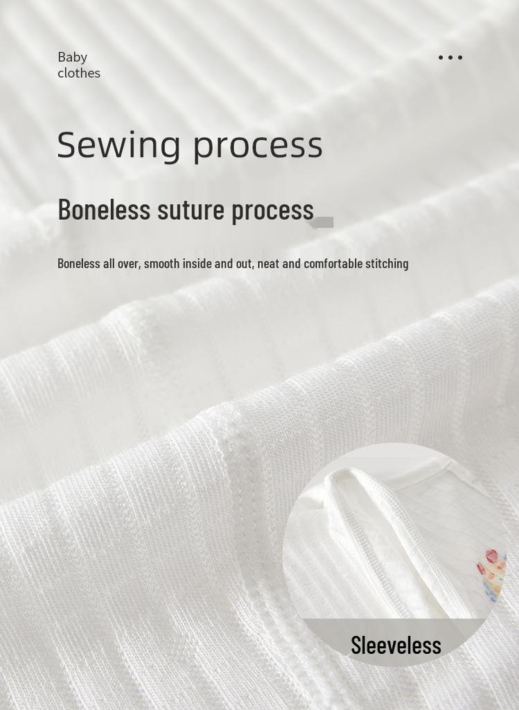 Ultra-Thin Bamboo Baby Rompers: Tagless Pajamas for Spring & Autumn