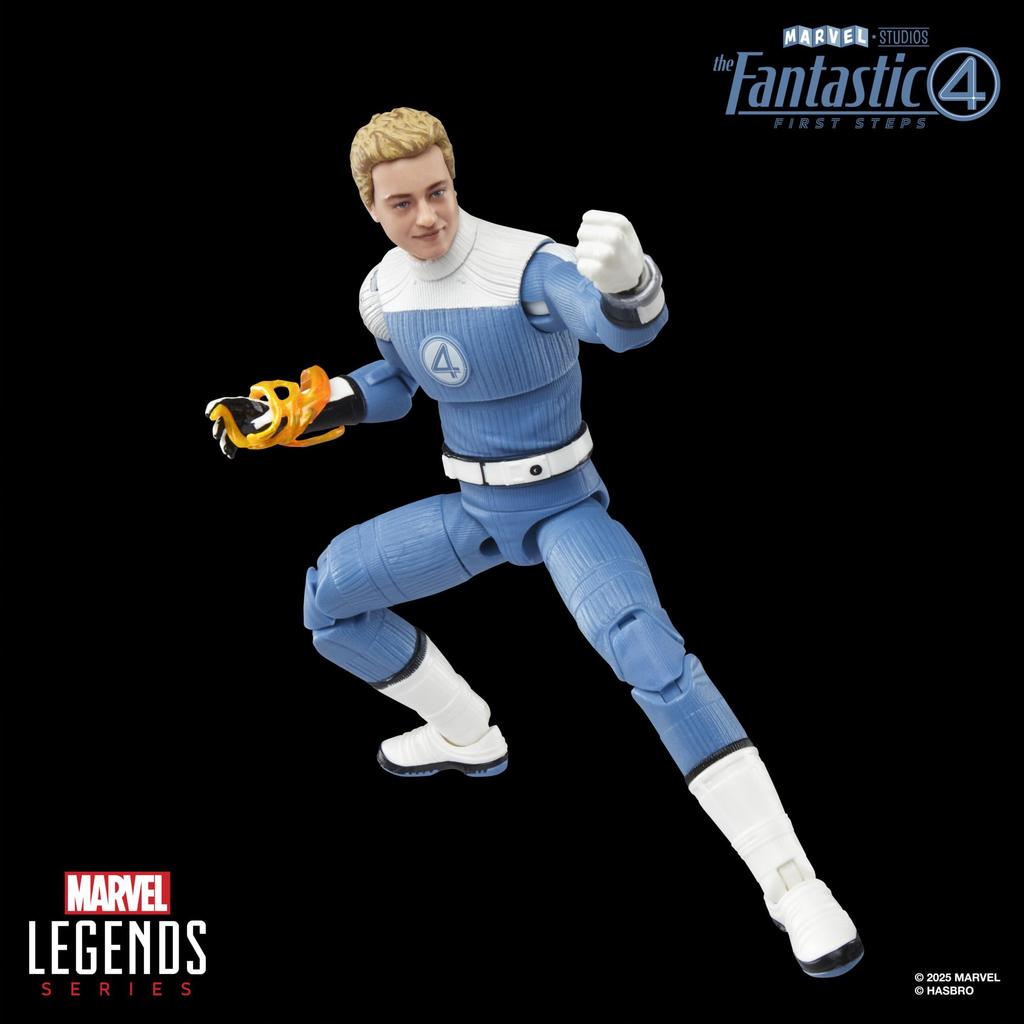 Marvel Legends Series Johnny Storm Fantastic Four: The First Steps Movie Collectible 6-Inch Action Figure Toy
