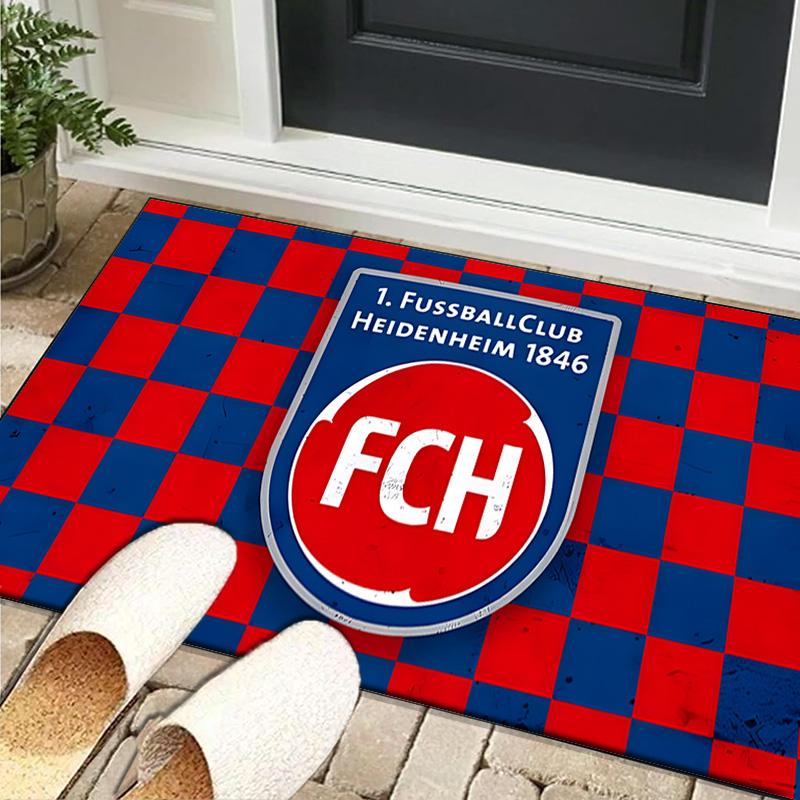 1 Stück Teppich Heidenheim Wappen Teppich, Stuhlmatte, Läufer für Büro Schlafzimmer Wohnzimmer Schlafzimmer, Fußmatten-Dekor Weihnachts-Fächer-Geschenke
