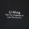 Li Ning Sports Lifestyle Series Letter Round Neck Comfortable Breathable Versatile Casual Loose Sweatshirt Unisex sweatshirt AWDV415-1