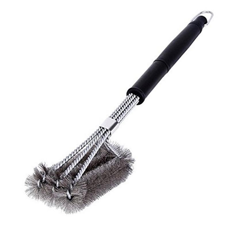 

Щетка и скребок для гриля BBQ Набор для барбекю Щетка для чистки барбекю Инструменты из нержавеющей стали Проволочная щетина Кухонные принадлежности Гаджеты