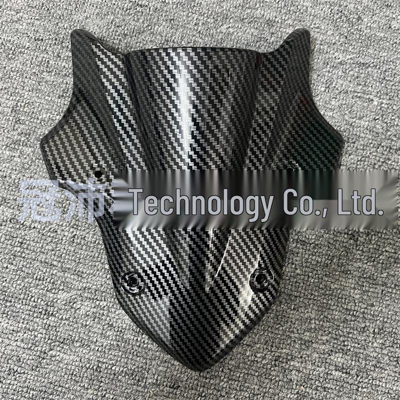 Carbon Fiber Textured Windshield Cover for Kawasaki Z900 (2017-2019)