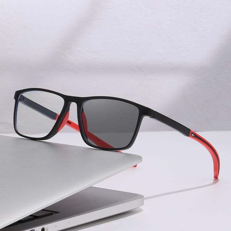 Progressive Multifocal Reading Glasses Outdoor Photochromic Blue Light Blocking/Uv400 Presbyopia Men Look Near And Far Eyewear