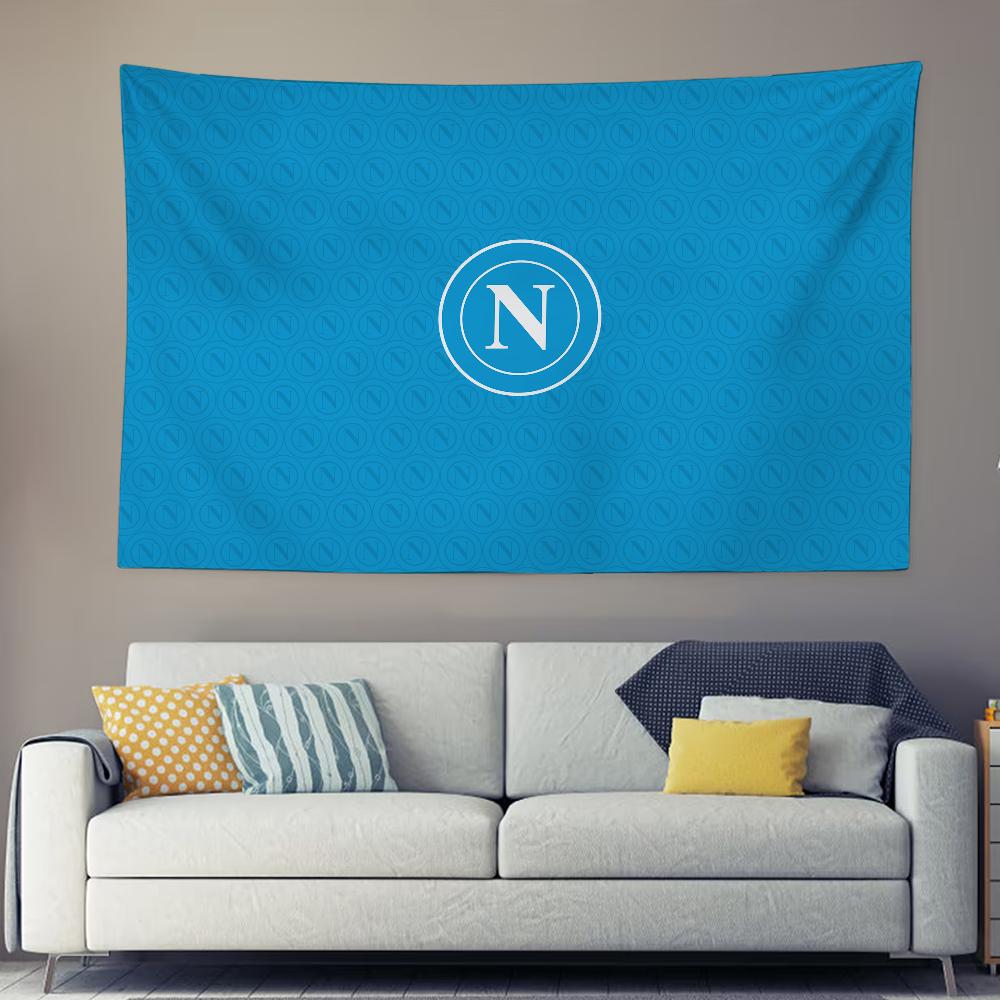 Napoli club Tapestry Decoration Bedroom Dormitory Background Cloth Holiday Home Party Living Room Club Cloth
