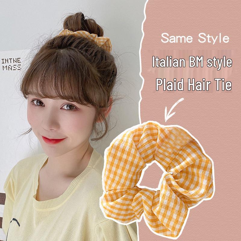 Korean JK College Style Hair Accessories Set: Cute Hair Ring, Headband, Rubber Band, and Large Intestine Hair Rope