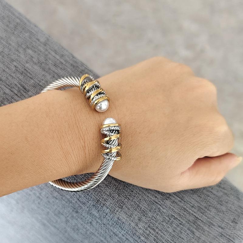 Fashionable Hot Selling Stainless Steel Cables, Steel Wire Ropes, Men's and Women's Bracelets, Bracelets