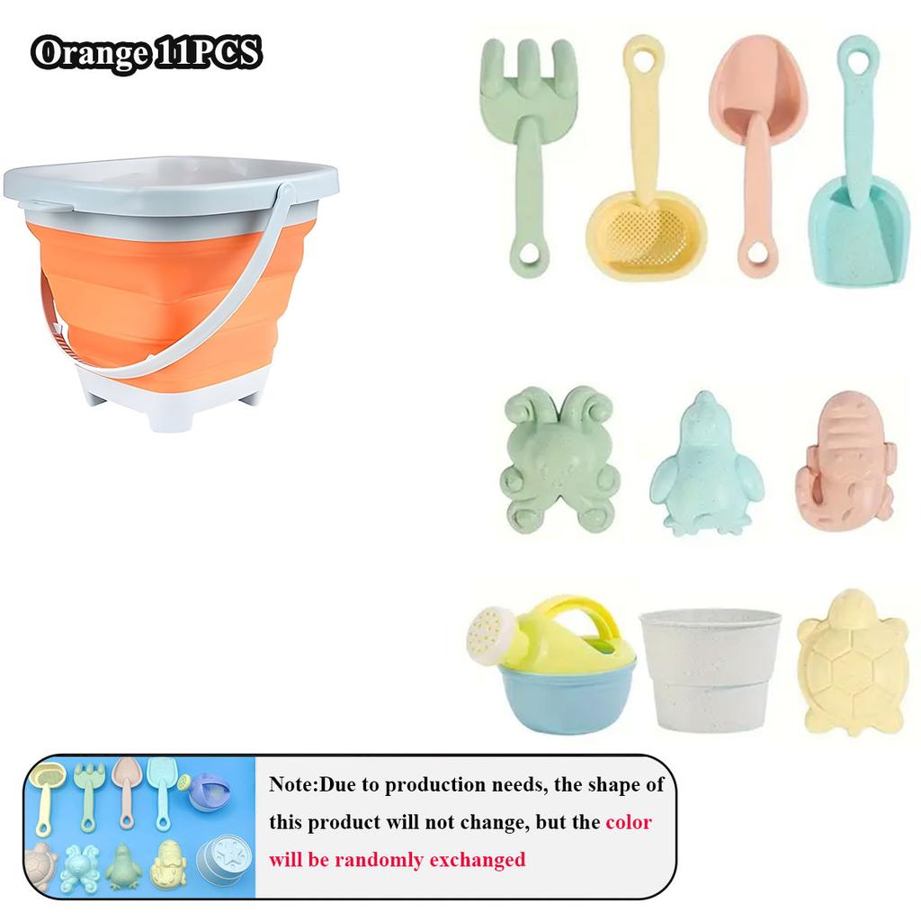 Children's Beach Toy 5/11/17PCS Set Baby Playing In Water and Sand Large Sand Shovel Beach Bucket Sand Digging Tool